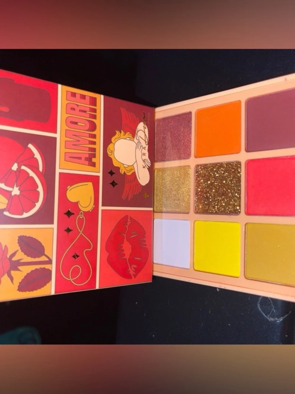 Kara Beauty Amore Eyeshadow Palette — Warm Sunset Shades